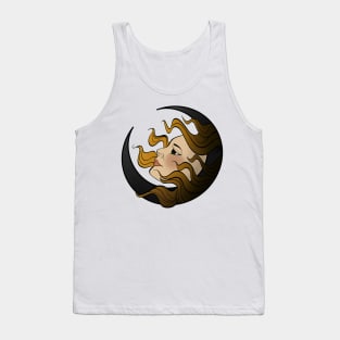 Lady in the moon Tank Top